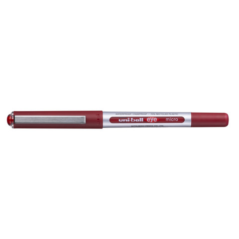 Penna gel con cappuccio Uni-Ball Eye 0,5 mm rosso M UB150E R